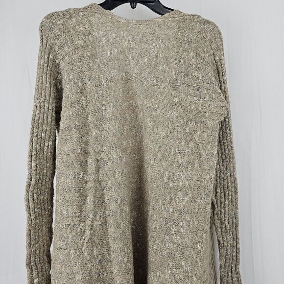 Free People Beached Shell Tan Open Front Cardigan Sweater size XS - Picture 8 of 8